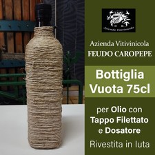 Bottiglia in vetro vuota per