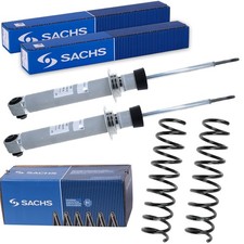 2x SACHS Ammortizzatore + Molla Veicolo Asse Posteriore Adatto A per BMW 5er E39
