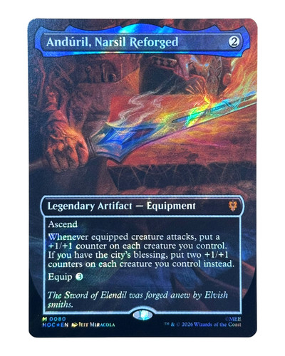 Mtg anduril narsil reforged - narsil,