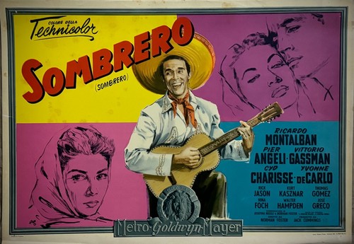 Sombrero lobby card fotobusta - card,