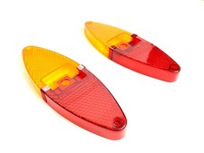 PLASTICHE POSTERIORI PER FANALI FIAT 850T 900T 900E PULMINO LEART MADE IN ITALY