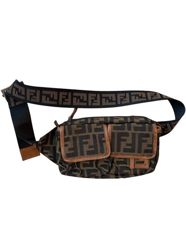 Borsa fendi zucca tela con - zucca, in