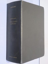 DIZIONARIO ITALIANO LATINO  Oreste Badellino Rosenberg & Sellier  1962  Rilegato