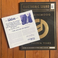 THE SOUND OF MOOG • Jim Johnston & Chris Swansen • sealed 7” vinyl+mag MINIMOOG