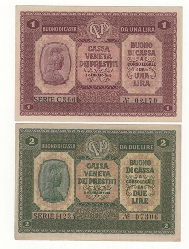 Lotto lire buono di - x2,