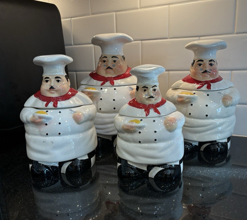 Set barattoli cucina chef - set,