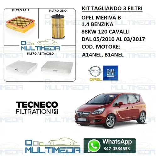 Kit tagliando filtri tecneco - filtri,