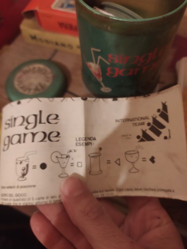 Vintage single game - single,