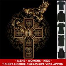 Odin Celtico Corvo Vichingo Thor Ragnar Norreno Uomini Donne Bambini Unisex