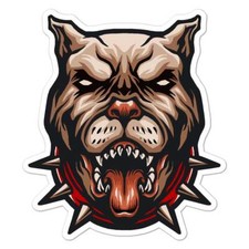 Pitbull Cane Corso, adesivo