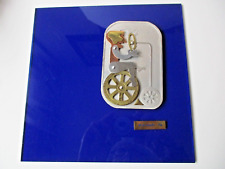 Mario Molinari 1976 scultura metallica  applicata su plexiglass - Surfanta