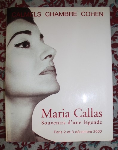 Maria callas catalogue vente - ,