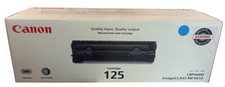 Toner nero ORIGINALE CANON 125