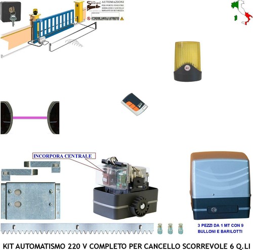 Cancello elettrico scorrevole - elettrico,