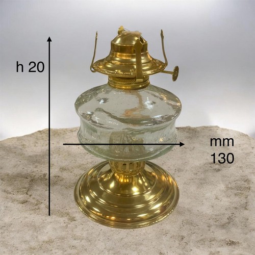Antica lampada ottone a - ottone,