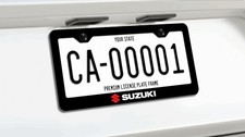 SUZUKI Logo Car Tag Black