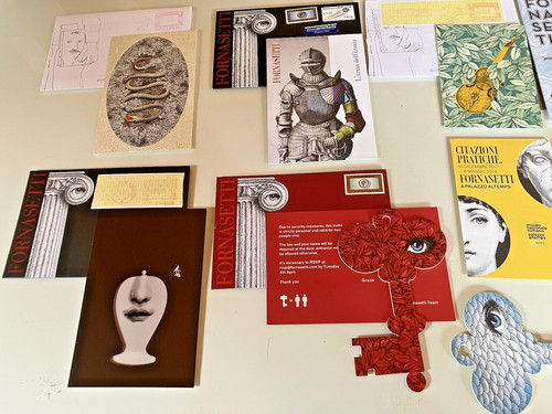 Fornasetti invitations with - invitations,