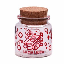 Bomboniere portaconfetti 36 pezzi per laurea barattolo di vetro tappo di sughero