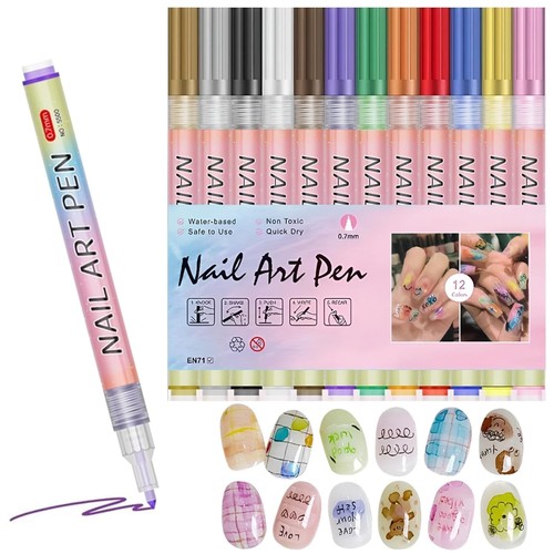 Set penne per nail - penne, 12