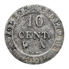 [NC] FRANCIA - NAPOLEONE - 10 CENT 1809 A (nc727c)