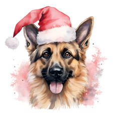 2 adesivi auto cane pastore