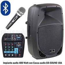 Impianto audio 480W Cassa