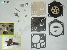 walbro k15wj kit riparazione carburatore motosega d'epoca dolmar, mcculloch