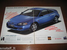 *AN75=TOYOTA PASEO=PUBBLICITA'=ADVERTISING=WERBUNG=COUPURE=