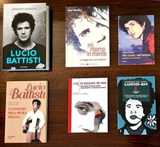 LUCIO BATTISTI LOTTO N.6 LIBRI ALCUNI INTROVABILI