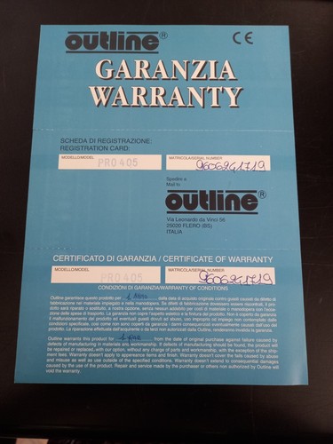 Depliant garanzia outline - /,