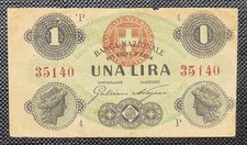 1 lira 20/01/1869 Banca Nazionale nel Regno d'Italia *BB/SPL*