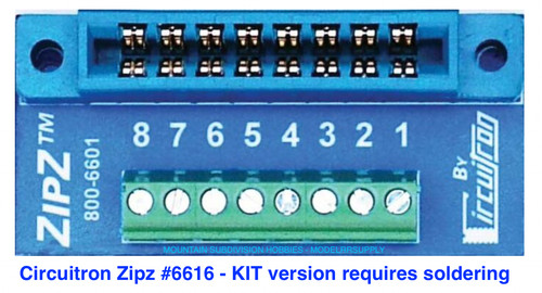 Circuitron 6616 zipz kit - circuitron,