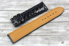 Watch Band ALLIGATORE Blu