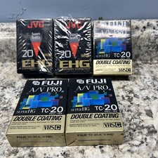 QTY 5 -BRAND NEW - JVC & Fuji