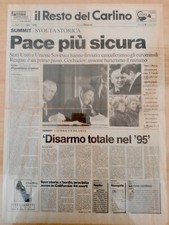 RESTO DEL CARLINO - 9 DICEMBRE 1987