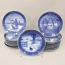 Royal Copenhagen Piatto di Natale Porcellana Blu Cobalto Prima Scelta Originali