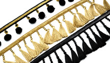 Tenda per abito con frange