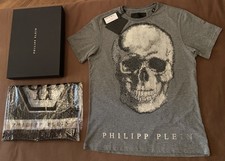Philipp Plein t-shirt uomo con Swarovski autentica (prezzo d’ acquisto 750€) 