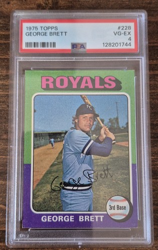 1975 topps 228 george - 1975,
