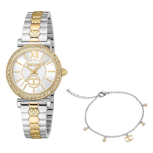 Set just cavalli snake - snake, gold