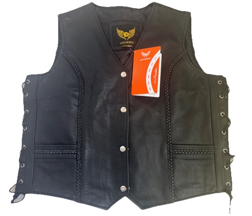 Gilet donna pelle moto - donna,