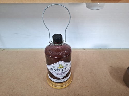 Hendricks gin bottle lamp - hendricks,