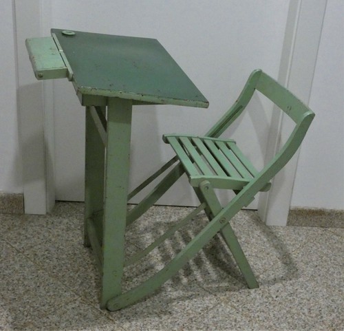 Banco scuola vintage anni - ,