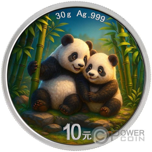 Chinese panda twilight moneta - chinese,