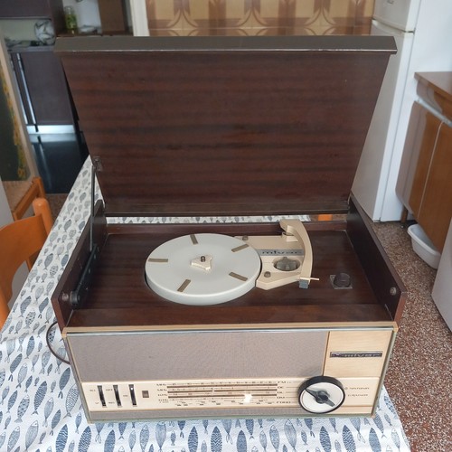 Radio valvole con giradischi - radio, a