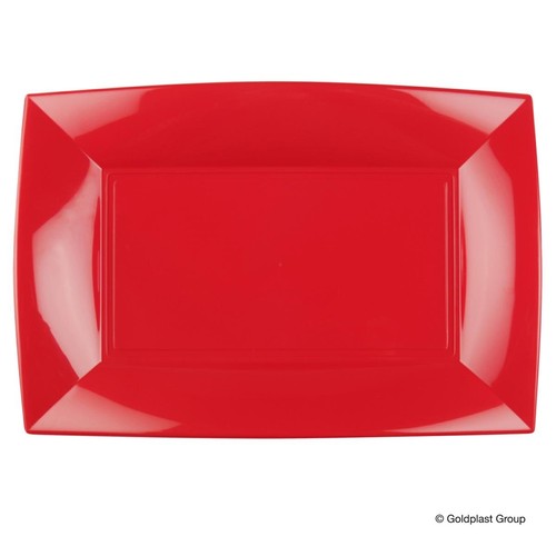Piatti rettangolari nice - piatti, rosso