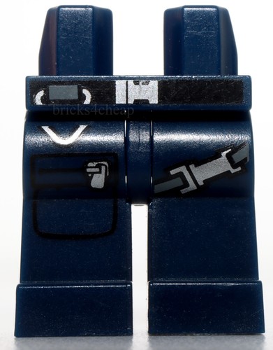 Lego fianchi gambe blu scuro - blu,