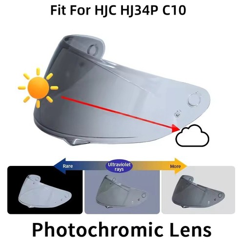 Visiera fotocromatica adatta