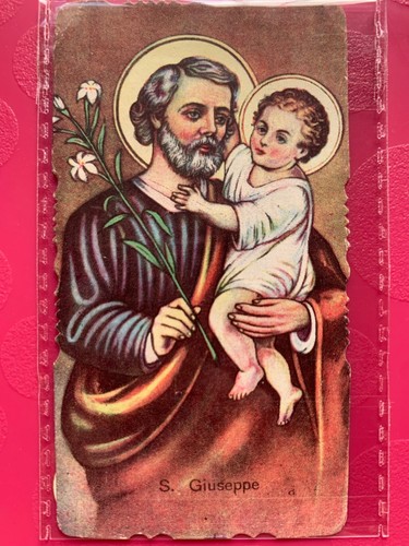 Santino holy card - holy, a