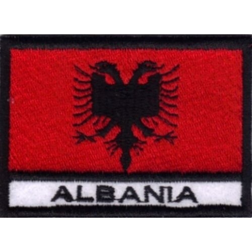 Patch bandiera albania cm 7 - bandiera,